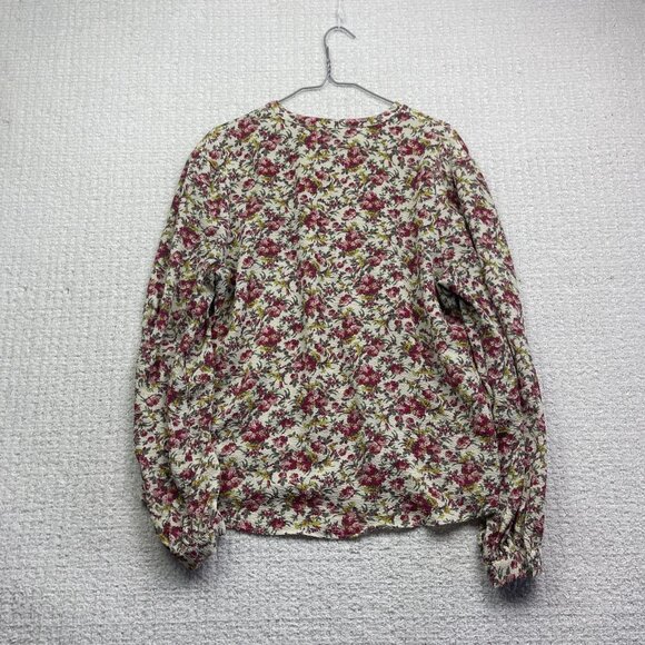 Tamara H. Long sleeve Blouse Wom L Floral Peasanty AOP Cottagecore Boho - Picture 9 of 13